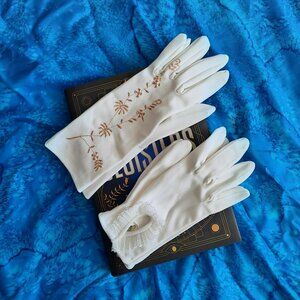 Gloves - 2 pairs - White - Women's size S or Child
